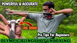 Unboxing Most Professional OLYMPIC Slingshot & Basic Tips For Beginners / Best Catapult In India 💯 screenshot 5