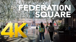 Explore Melbourne : Federation Square - A unique cultural precinct in the heart of Melbourne - 4K