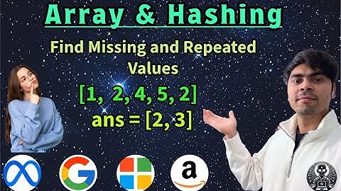 LeetCode 2965 | Find Missing and Repeated Values | Python Frequency Grid Scan | AlgoYogi