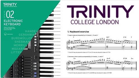 Trinity Grade 2 Technical Work Keyboard Exercise | Keyboard Exercise Grade 2 Trinity College London