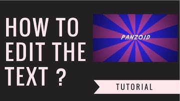 How to edit an intro template name in Panzoid... ( 2017 EASIEST way! )