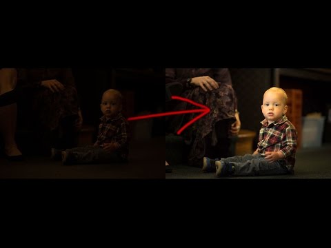 Como puxar detalhar de fotos severamente subexposta