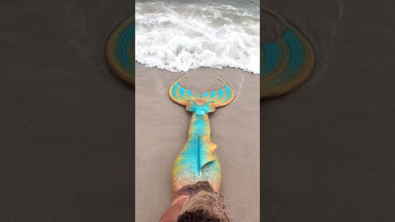 New mermaid tail reveal 😍what do you think? 