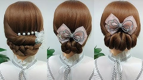 Búi Tóc Thấp Sang Trọng - Búi Tóc Bà Sui Đơn Giản Mà Đẹp - Easy Low Bun Hairstyles For Saree