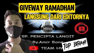 MANTAP_ Ketua Team HWI Bagi-Bagi Suara walet  SP PENCIPTA LANGIT di Awal Bulan Suci Ramadhan
