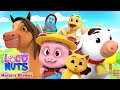 Old McDonald Had a Farm and Incy Wincy Spider | Kids Songs and Nursery Rhymes  Loco Nuts Rhymes