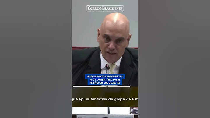 MORAES REBATE BRAGA NETTO APÓS COMENTÁRIO SOBRE PRISÃO: 'EU QUE DECRETEI'