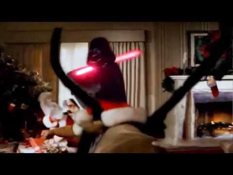 Arnold Schwarzenegger vs Darth Vader - Star Wars Jingle All the Way Mashup