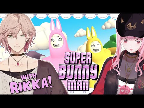 【SUPER BUNNY MAN COLLAB】Usagi Madness with Rikka Senpai! 8} #HololiveEnglish #holomyth