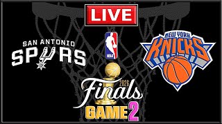 NBA Live! SPURS vs KNICKS | San Antonio vs New York | NBA FINALS | Game 2 | NBA 2K26