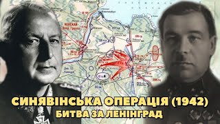 Синявінська операція (1942): Манштейн під Ленінградом