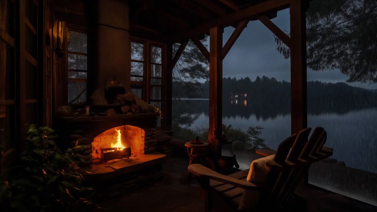 Rain by the Porch | Cozy Rain Sounds to Relaxation and Sleep well in ...