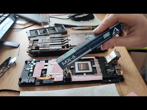 EVGA GTX 1080Ti SC - Maintenance, Replacing Thermal Pads and Thermal Paste on a Video Card