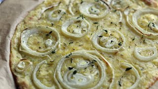 Veganer Kartoffel-Zwiebelfladen Rezept