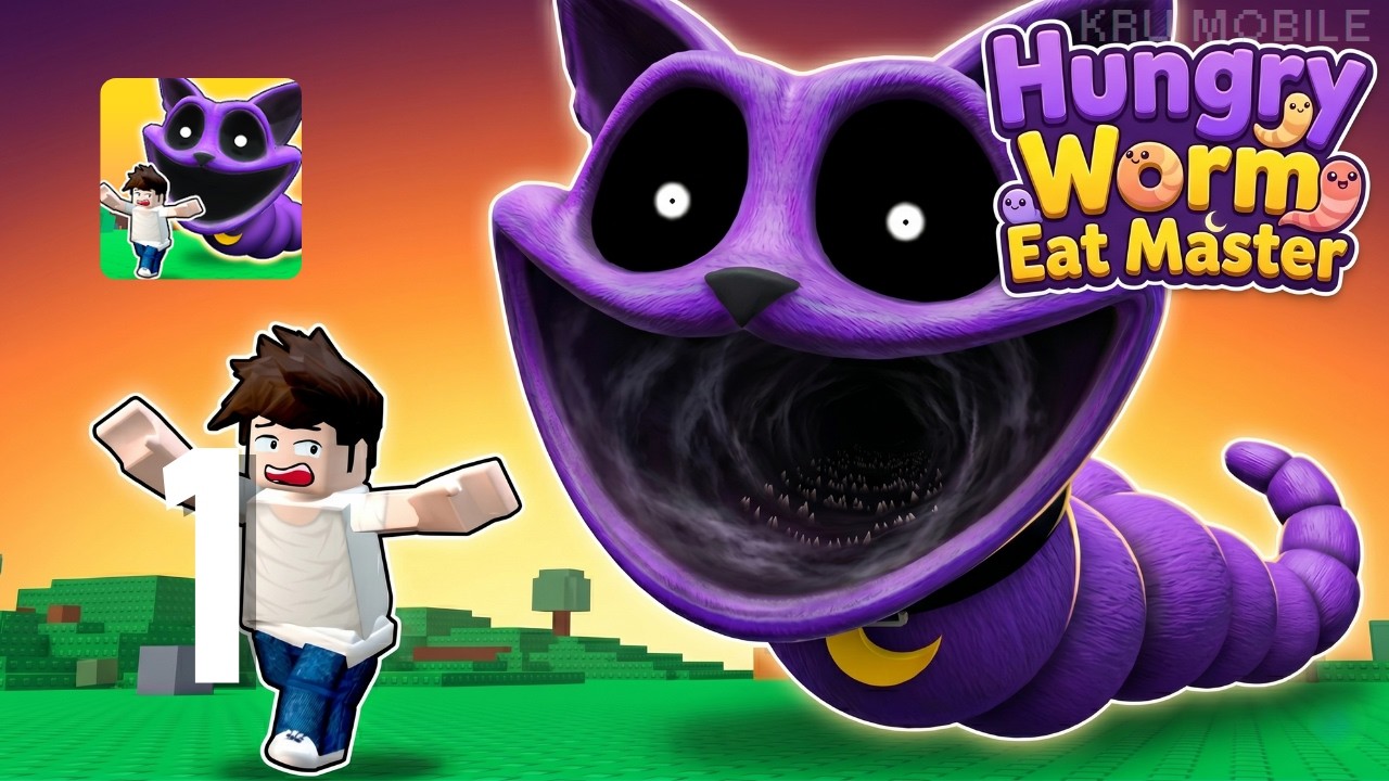 Worm Master Hungry Worm: Eat Master - Gameplay Walkthrough Part 1 - Worm God ...