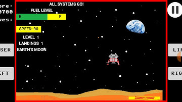 Space Lander for Android demo by EverydayGames Apps