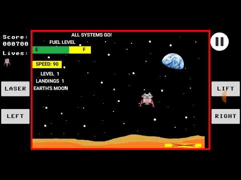 Space Lander for Android demo by EverydayGames Apps
