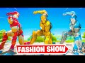 *TRIOS* Fortnite Fashion Show! FIRE Skin Competition! Best COMBO WINS!