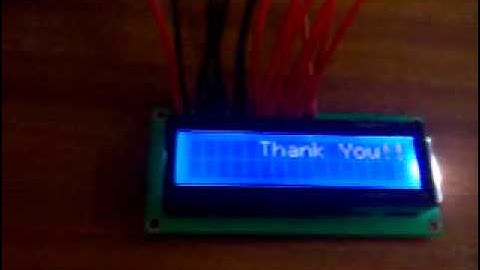 Voting Machine using AT89c51 and LCD