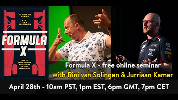 Formula X online seminar (part 2 of 2) - FASTER model by Rini van Solingen