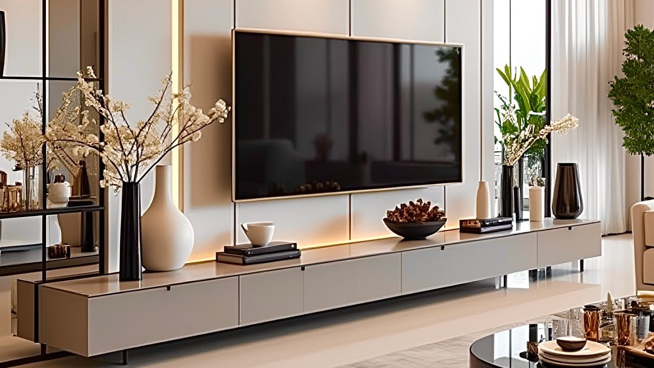 Latest Tv Rack Design Trendy TV Stand Decorating Ideas 2026 Top Modern TV Wall Units | Latest ...