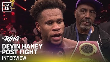 Devin “The Dream” Haney gets the job DONE | Post Fight Interview