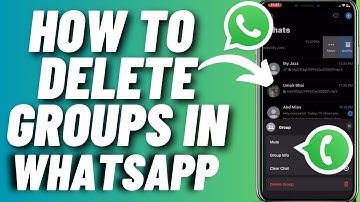 How To Delete Whatsapp Group Permanently On iPhone | Remove Whatsapp Group