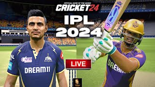 IPL 2024 GT vs KKR T20 Match - Cricket 24 Live - RtxVivek screenshot 1