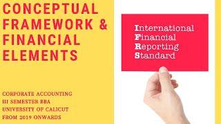 IFRS - 3 | Conceptual Framework | Financial Elements |