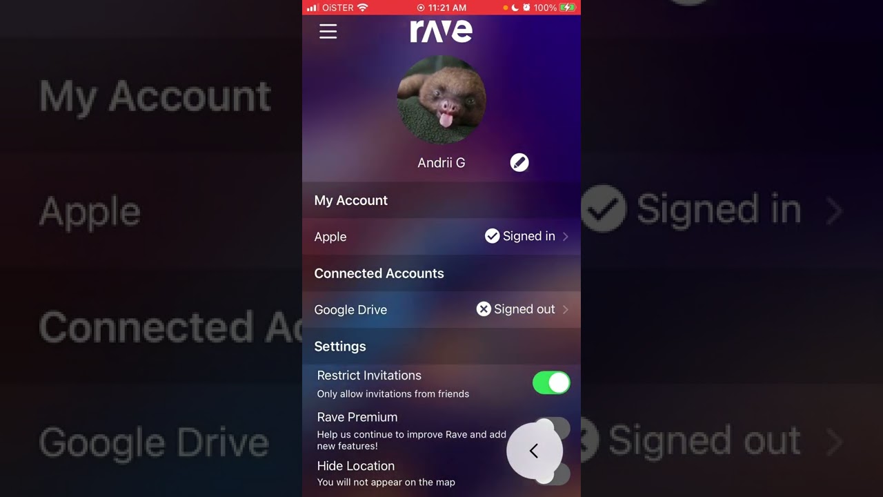 How To Change Name In Rave App?