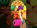 Satisfying Video | How to Cutting Plastic Food and Pizza,bread,burger ASMR #asmr #shorts #toys