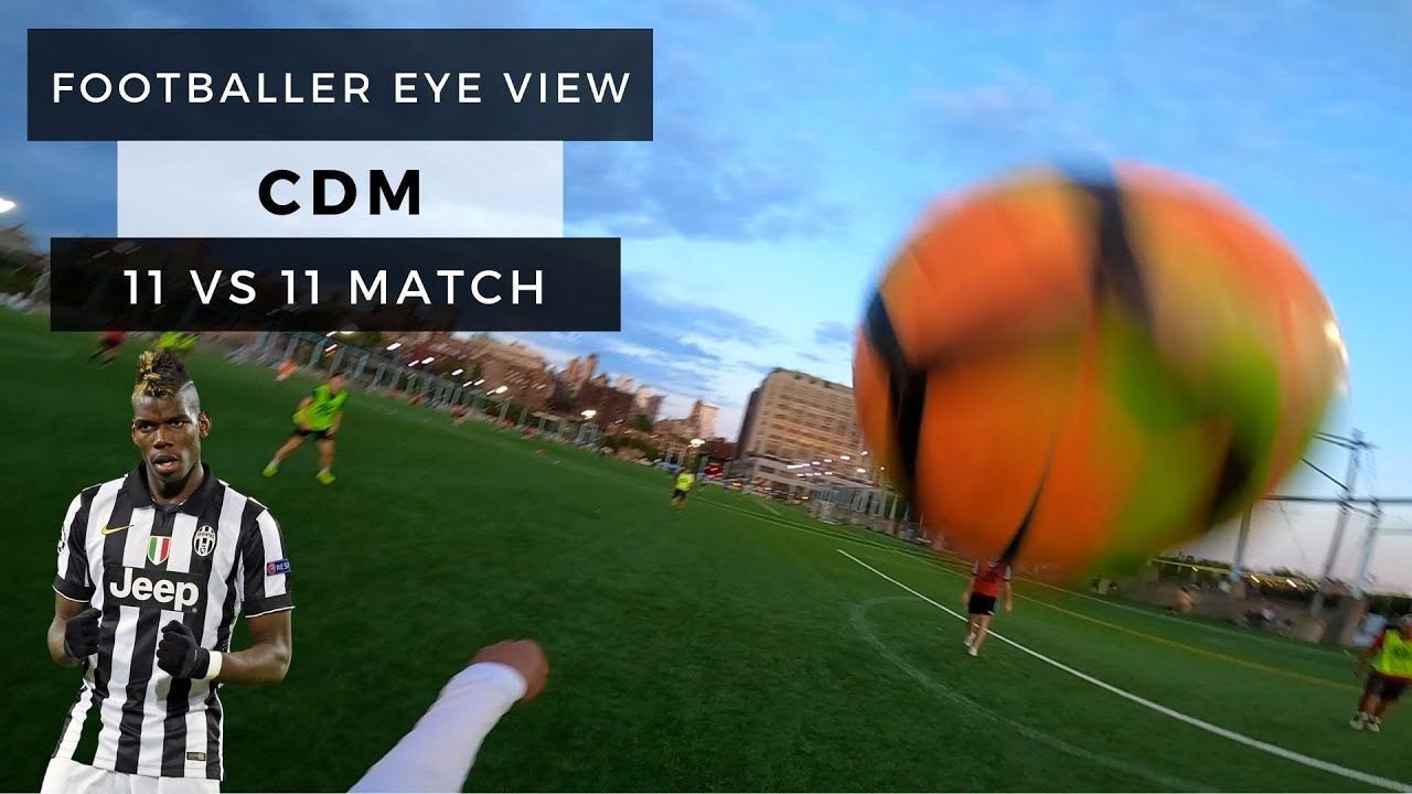Download Football Player Central Defensive Midfield (CDM) Eye View