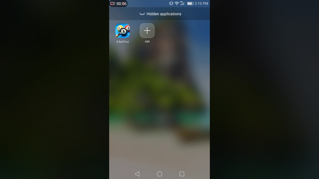 how to hide apps in huawei mobile