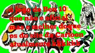 Jogando Pixel Benny um jogo copia de ben 10 melhor doque os jogos oficiais da cartoon no site dela screenshot 4