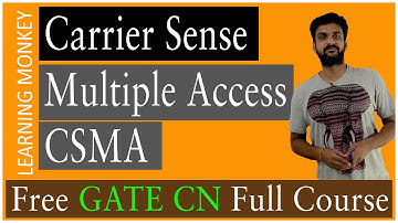 Carrier Sense Multiple Access CSMA || Lesson 42 || Computer Networks || Learning Monkey ||