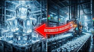 Inside the Mega Ice Cube Factory | How Crystal Ice Is Made Daily (Full Process) ❄️🏭🧊