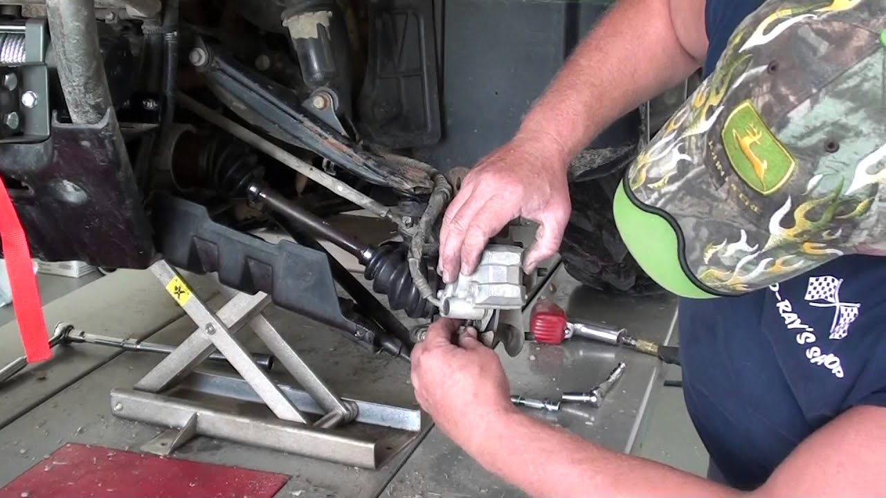 Pt.3 ATV CV Boot Replacement At D-Ray's Shop - YouTube