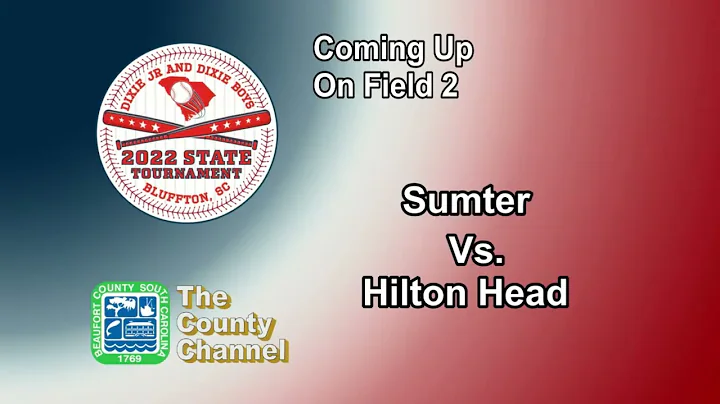 2022 Dixie Boys South Carolina State Tournament Sumter Hilton Head FIELD 2
