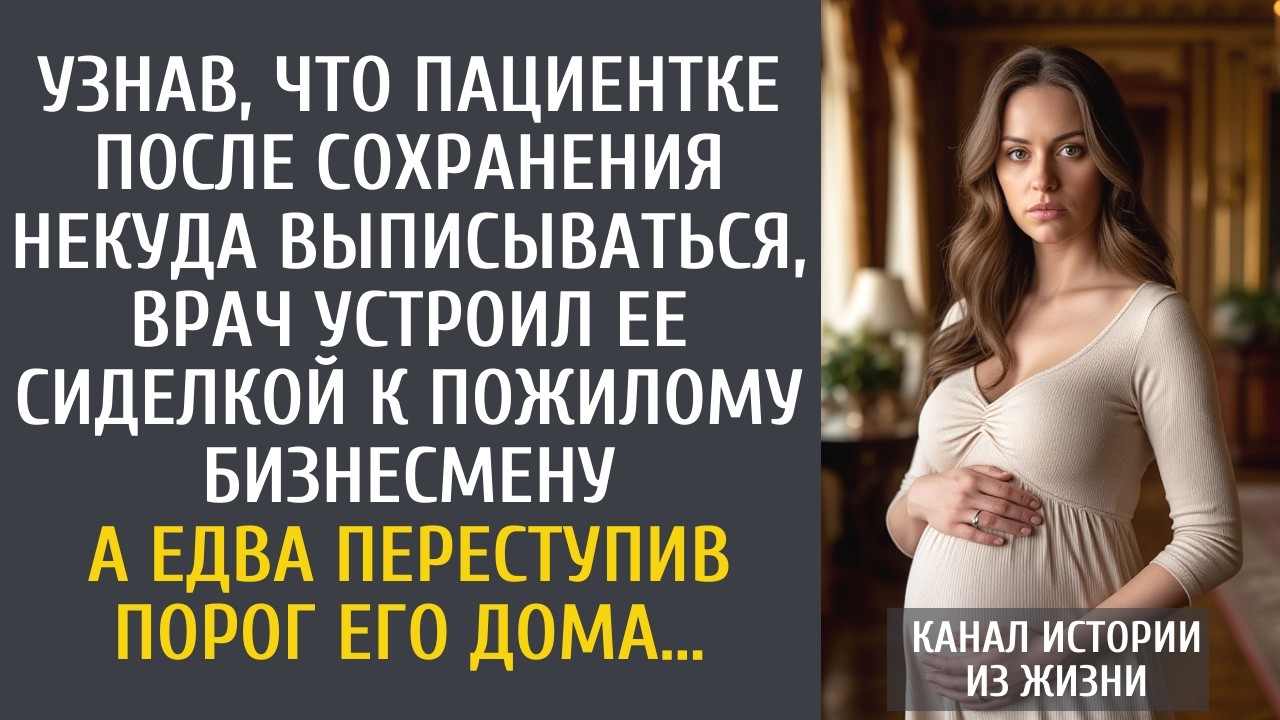 Узнав, что пациентке после сохранения некуда идти, врач устроил ее сиделкой к пожилому бизнесмену…