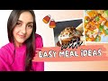 What I Ate Today with Easy Meal Ideas 🌯 Healthier Vegan Junk Food 🍗🍠