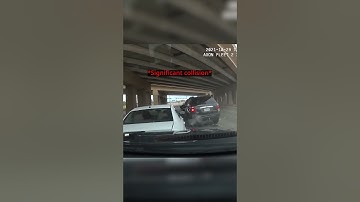 Distracted Driver Slams Into Cop During Traffic Stop