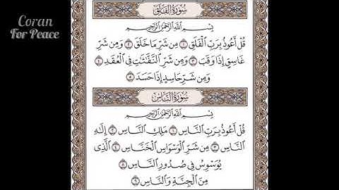 سورة الفلق + سورة الناس + سورة الشرح + سورة الإخلاص لوقاية من الحسد والعين والشفاء العاجل