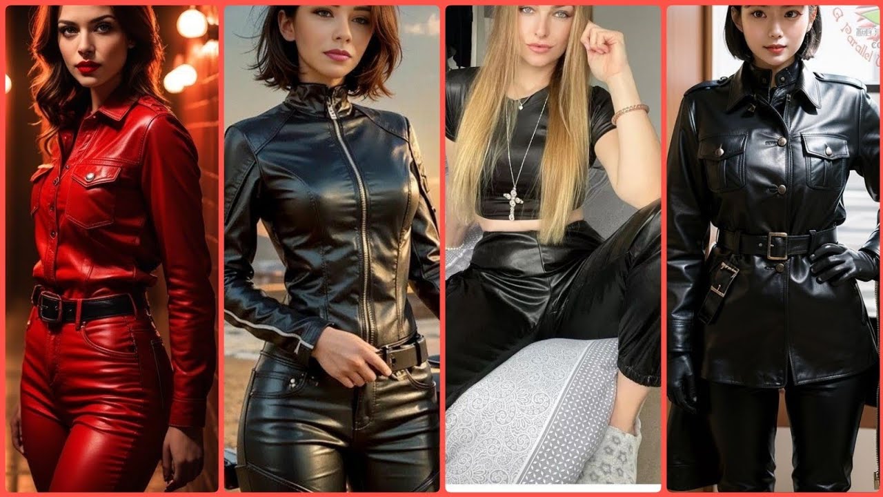latest outfits in latex leather with new version 💕❤️