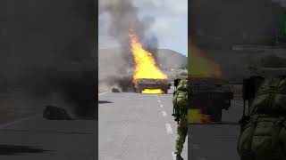 Just Happened! Iranian Troops Destroy Merkava Tank Convoy in City 408 #shorts #arma3