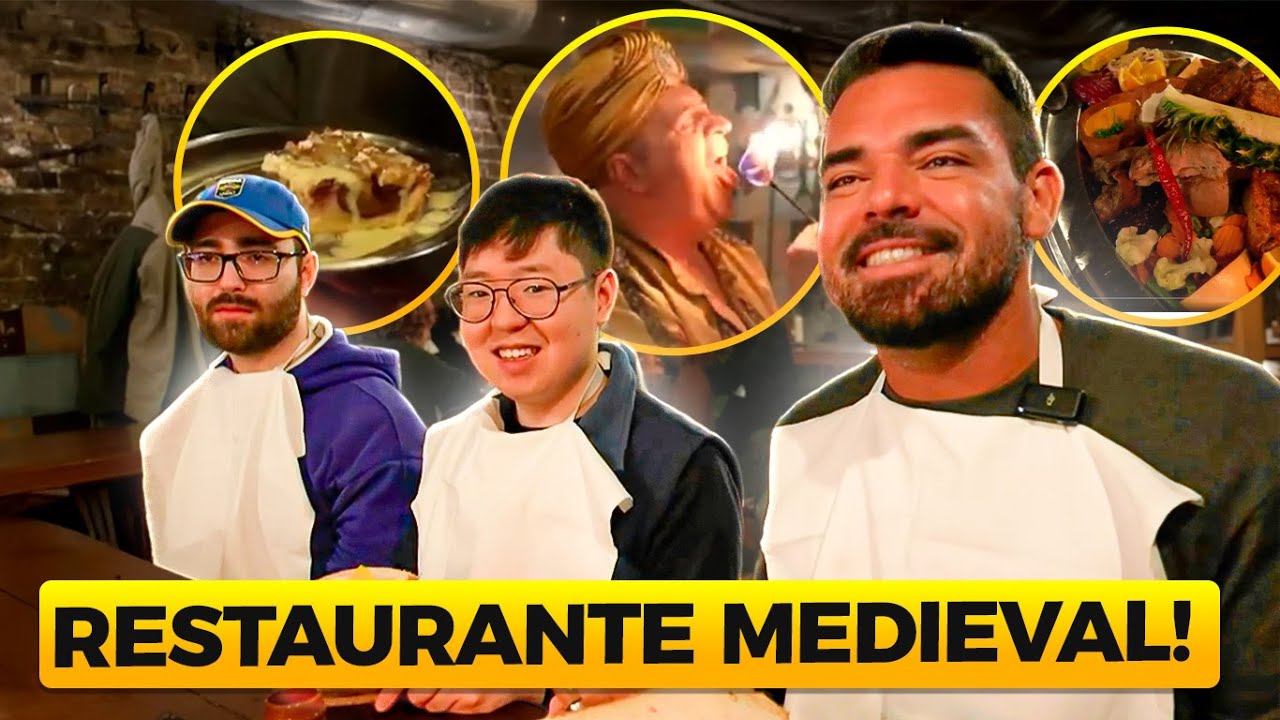 COMIDAS MEDIEVAIS, UM RESTAURANTE MUITO DIFERENTE! - IRL COM BT E LIMINHA #6