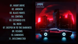 Kopsi - Midnight Visions (Full Album) [Synthwave / Darksynth / Cyberpunk]