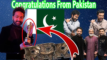 Congratulations From Pakistan | RRR Oscar Award - Naatu Naatu Song | S. S. Rajamouli, NTR,Ram Charan