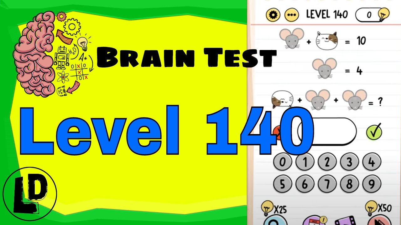How to Beat Brain Test Level 140 Walkthrough - YouTube