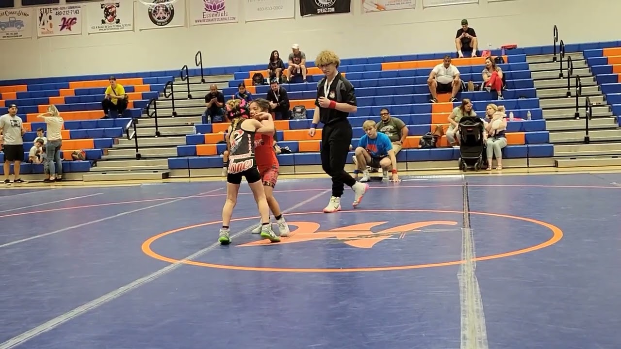 Girls USA Wrestling AZ State Championship - 6 year old girls 47 lb