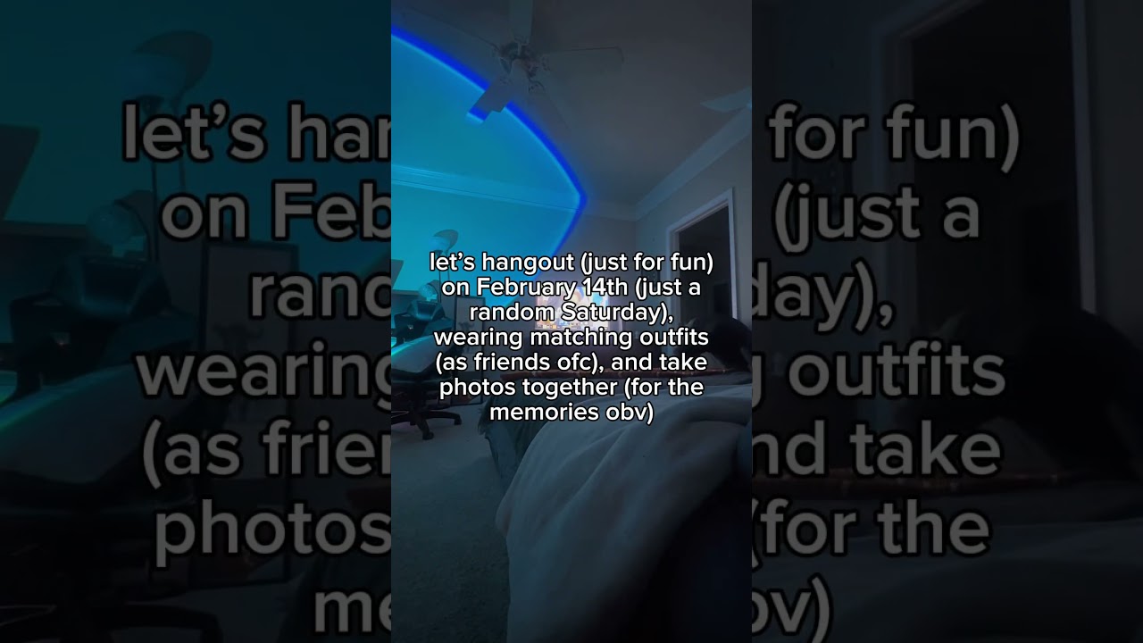 As friends as friends